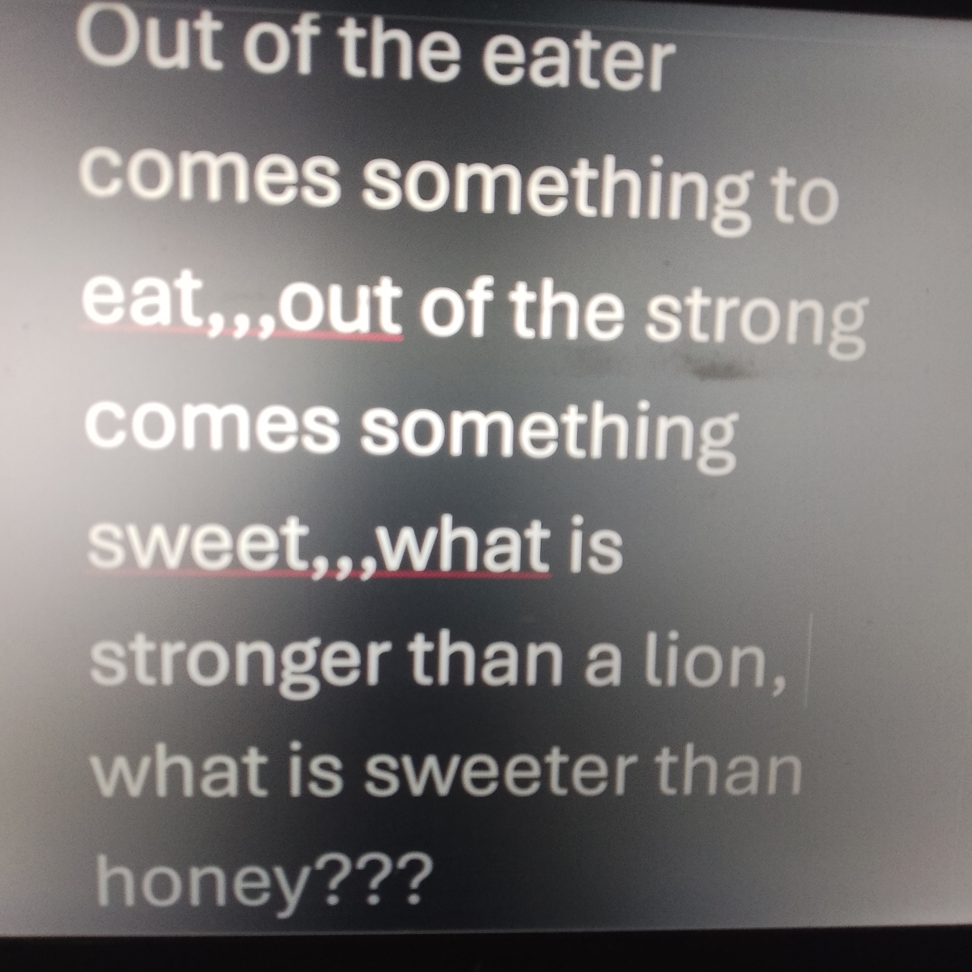 Riddle